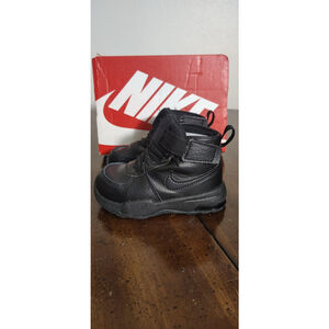 Nike Air Max Goaterra 2.0 TD Ankle Boots Toddler 6C Black Boys DC9514-001